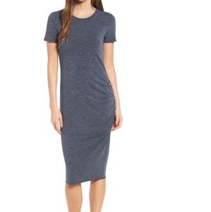 NWT Treasure & Bond Side Ruched Bodycon Dress